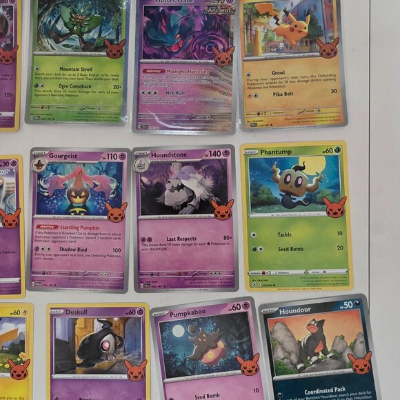 Pokemon TCG Trick or Treat Lot 19 Cards 7 Holos + Magikarp Detective Pikachu - Picture 3 of 5